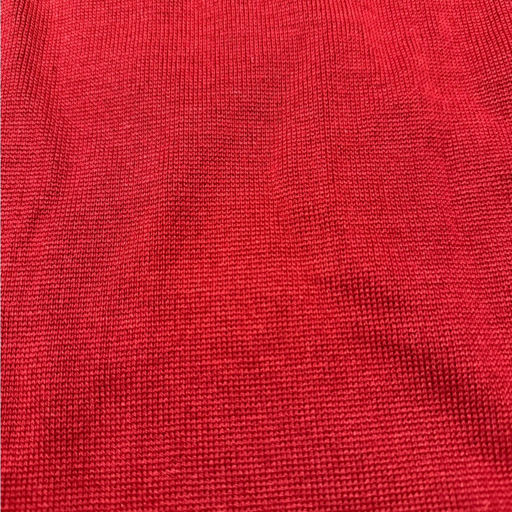 MONNALISA***Red Knit Girls Dress**Size 8 $289 - Picture 5 of 5